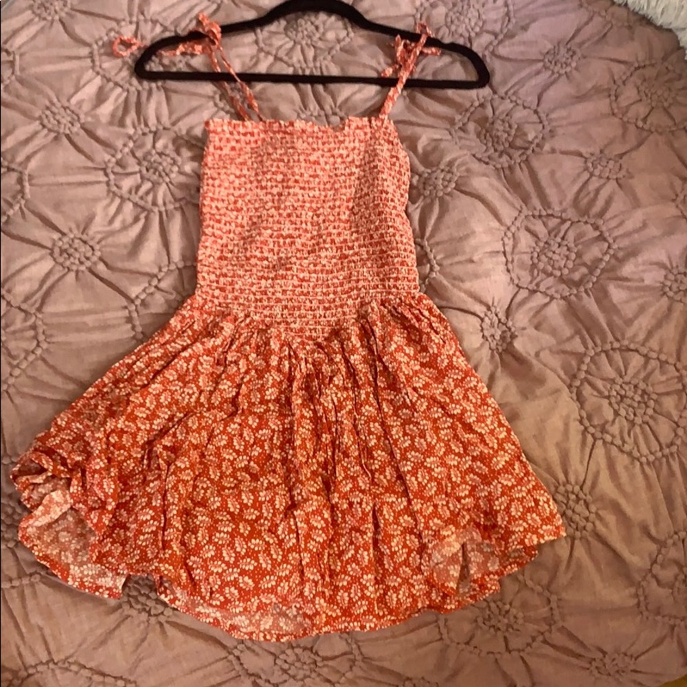 Blood orange romper/dress